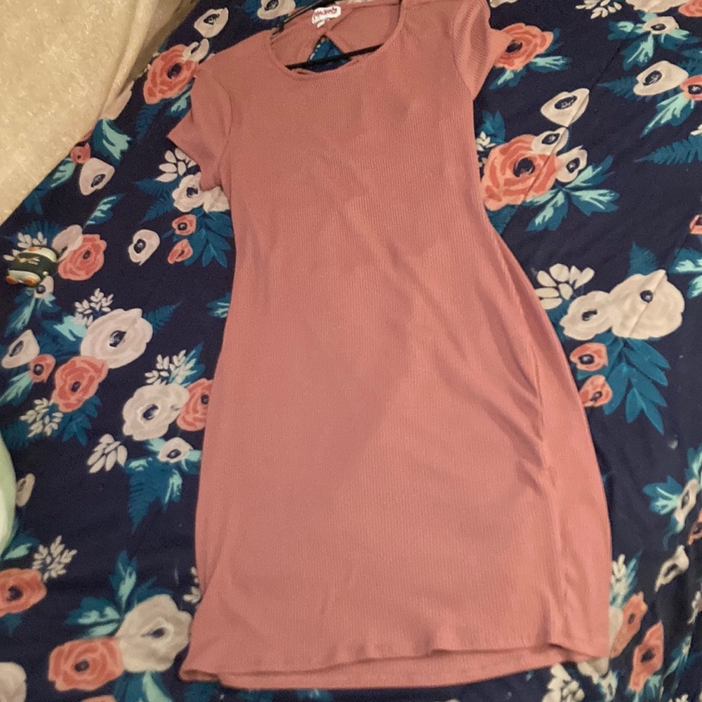 Pink skin tight dress never worn